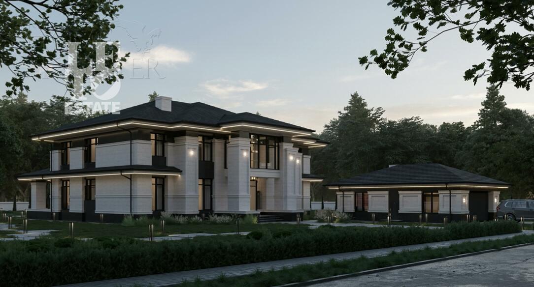 2-этажный коттедж 560 м² без отделки