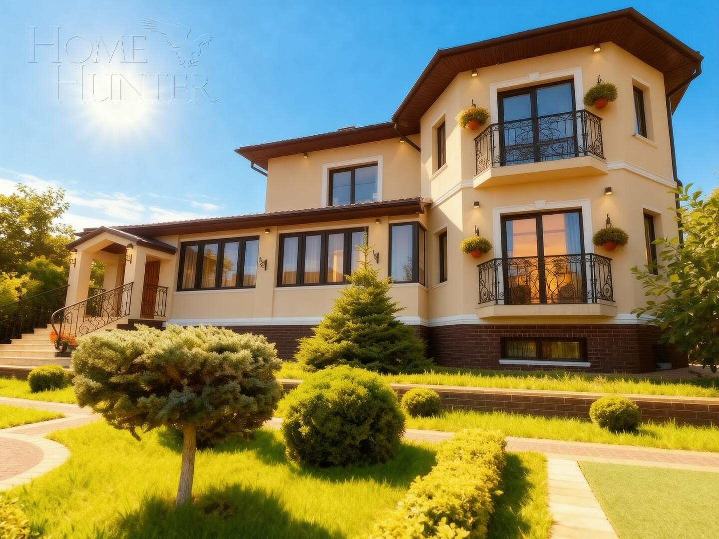 2-этажный коттедж 442 м² с отделкой