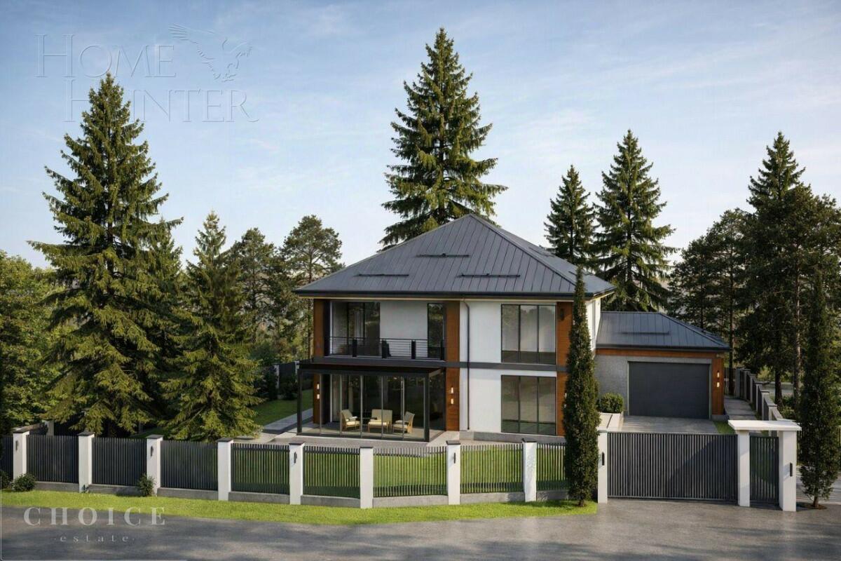 2-этажный коттедж 380 м² без отделки