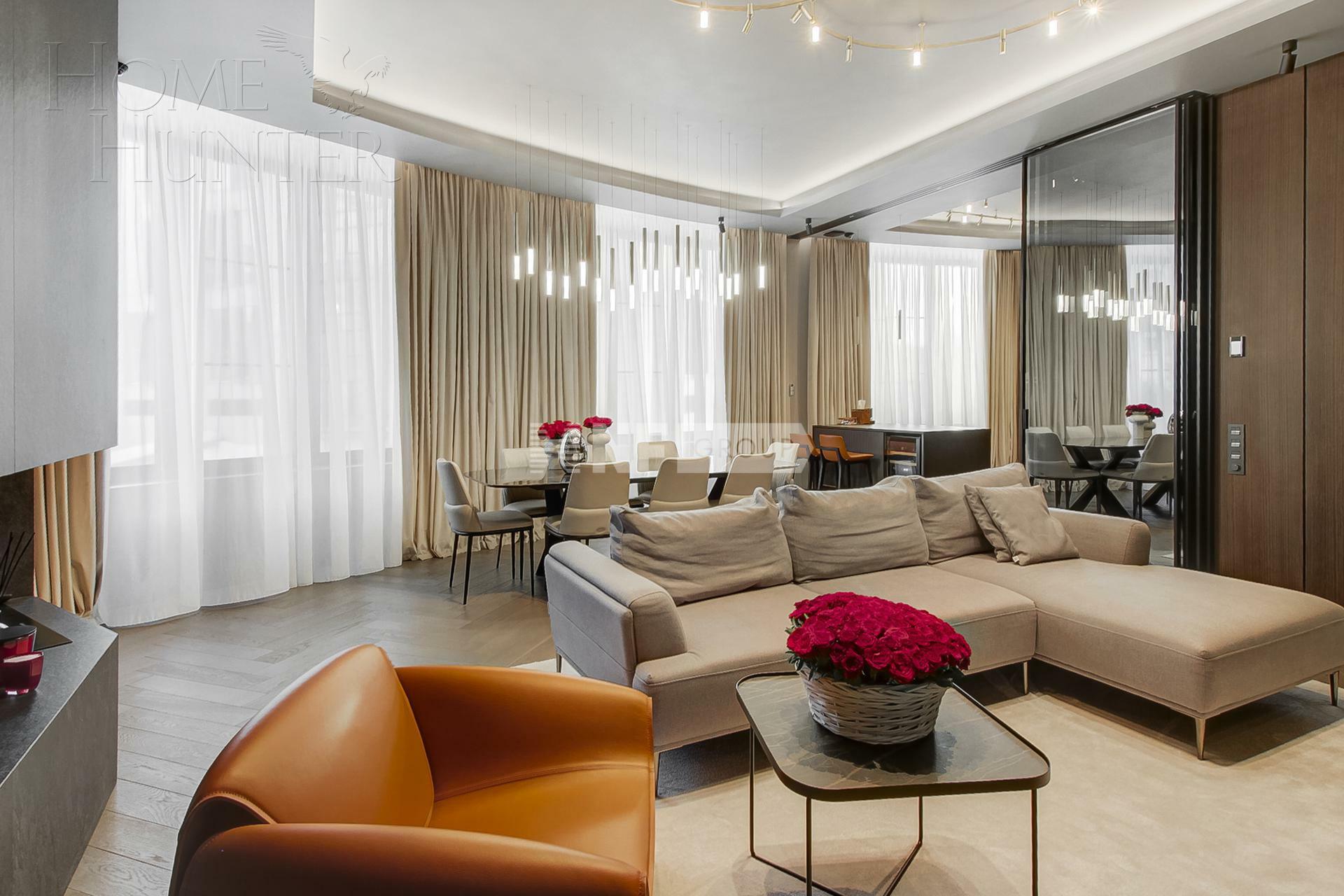 5-КОМН. КВАРТИРА С ОТДЕЛКОЙ 174.1 М² НА 1 ЭТАЖЕ