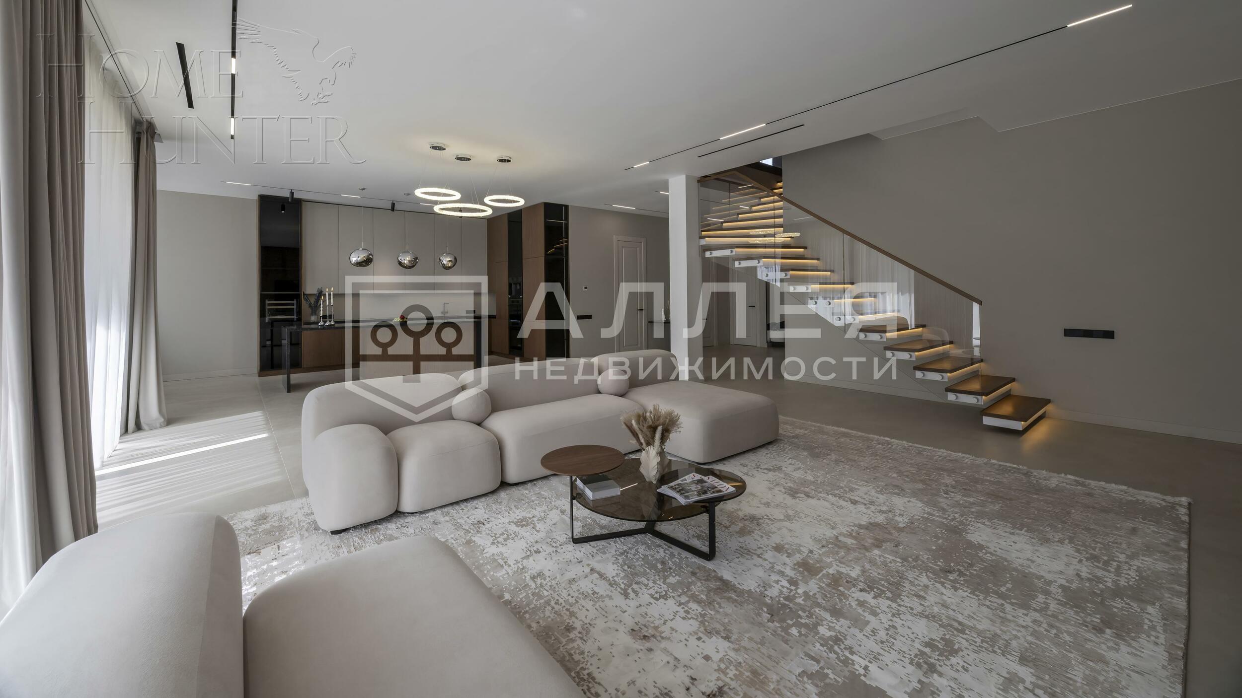 2-этажный коттедж 385 м² с отделкой