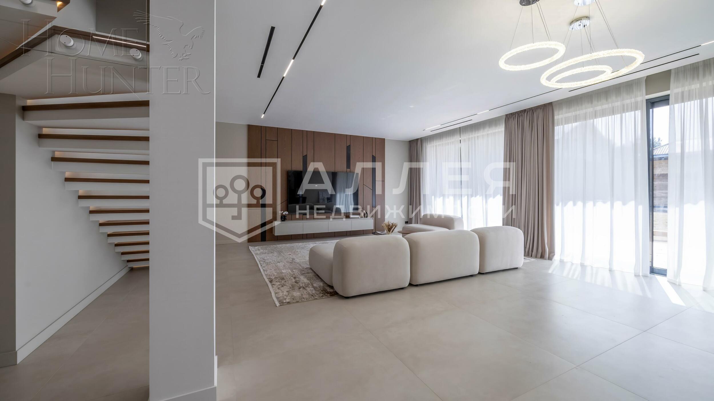 2-этажный коттедж 385 м² с отделкой