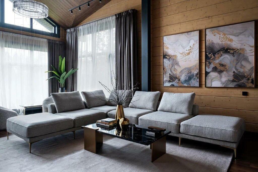 1-этажный коттедж 374 м² с отделкой