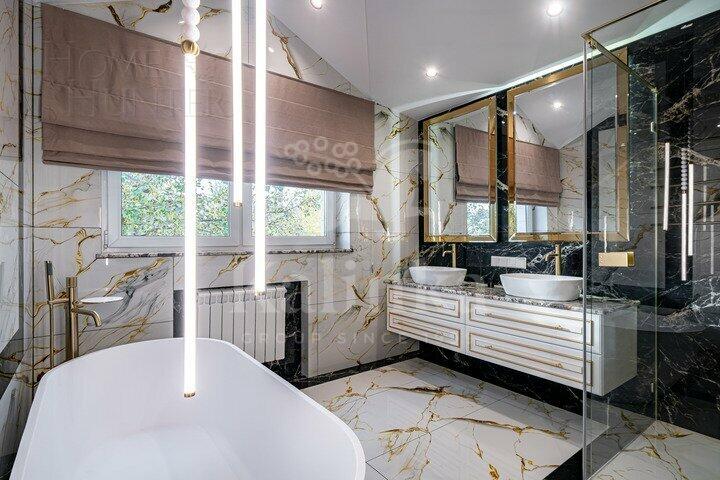 2-этажный коттедж 450 м² с отделкой