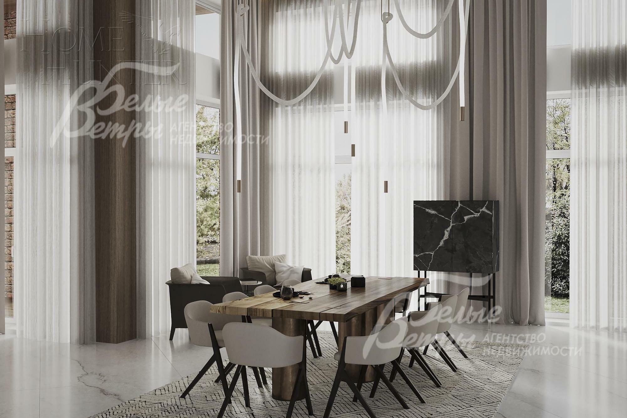 3-этажный коттедж 1 170 м² без отделки