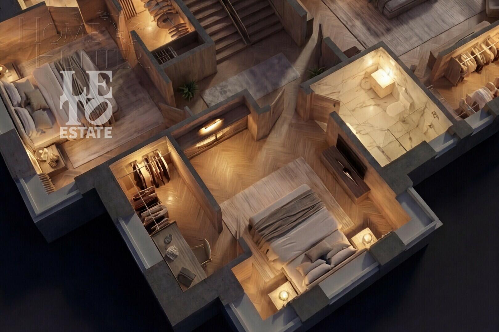 2-этажный коттедж 270 м² без отделки