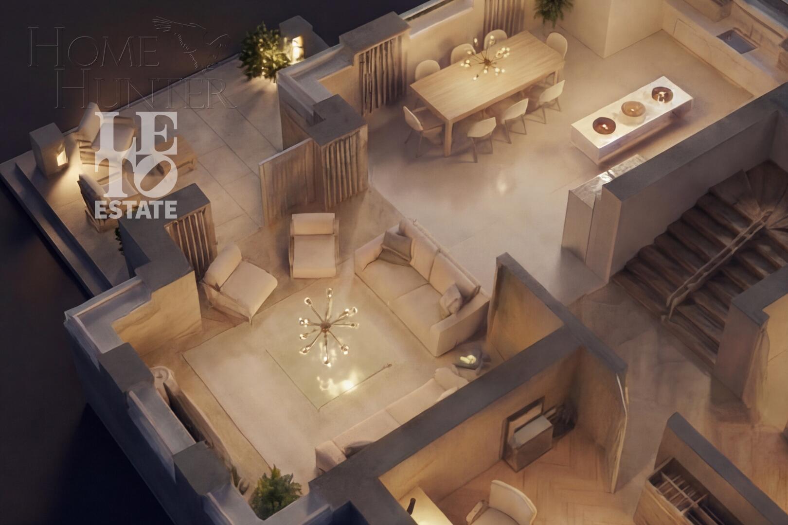 2-этажный коттедж 270 м² без отделки