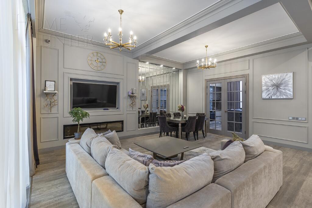 3-этажный таунхаус 200 м² с отделкой