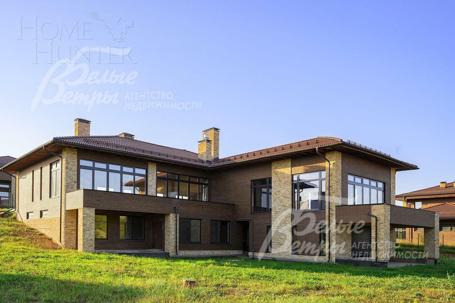 2-этажный коттедж 750 м² без отделки