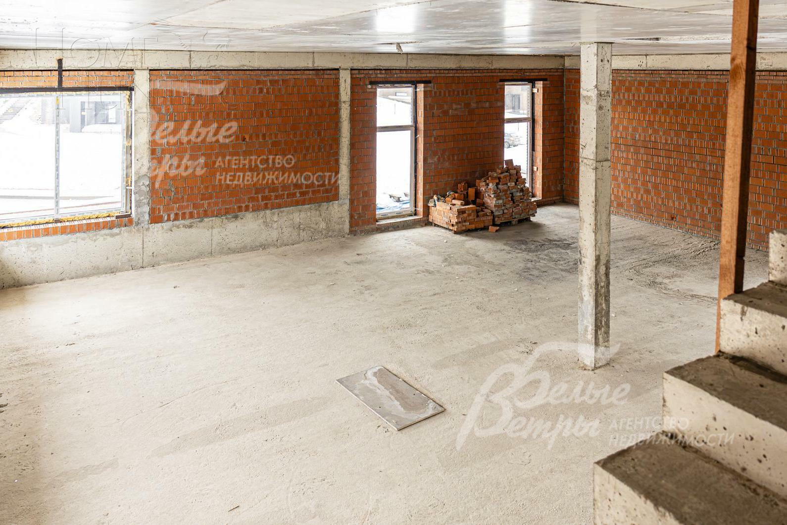 3-этажный коттедж 1 170 м² без отделки