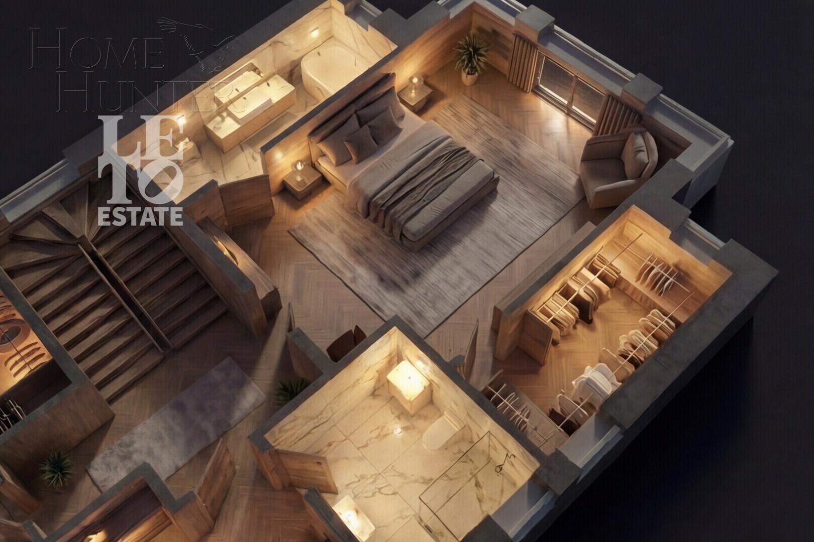 2-этажный коттедж 270 м² без отделки