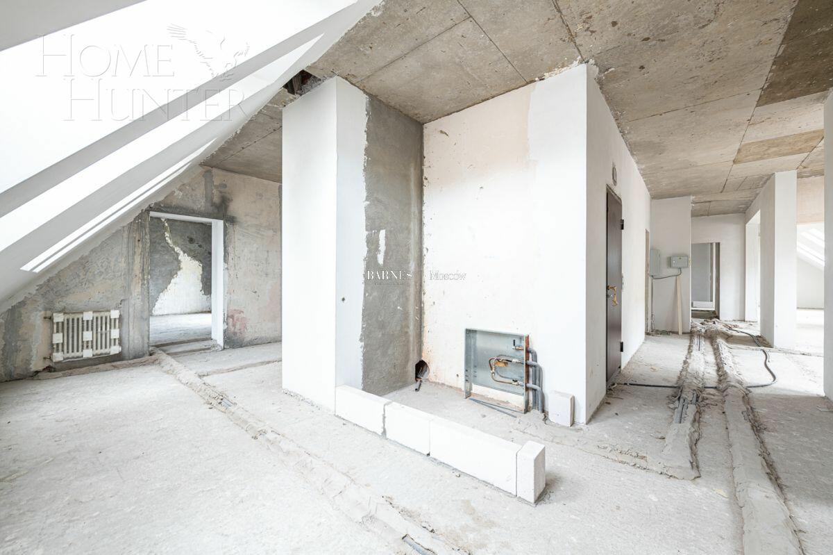 5-КОМН. ПЕНТХАУС БЕЗ ОТДЕЛКИ 255 М² НА 5 ЭТАЖЕ