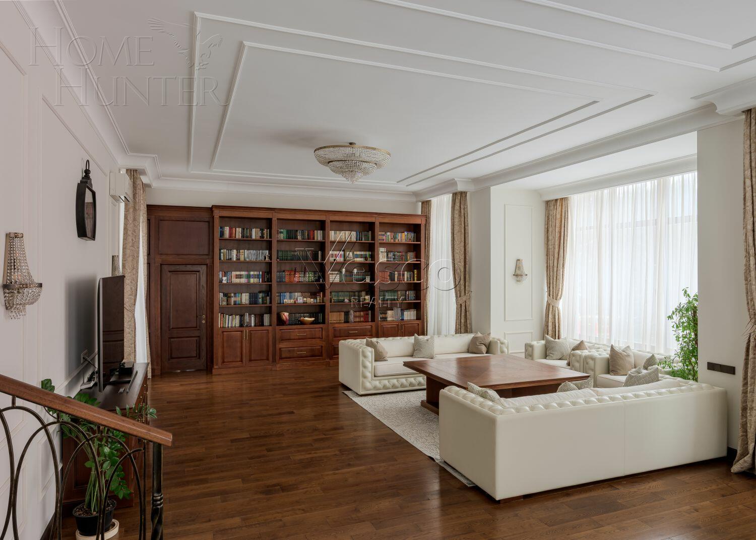 3-этажный коттедж 735 м² с отделкой