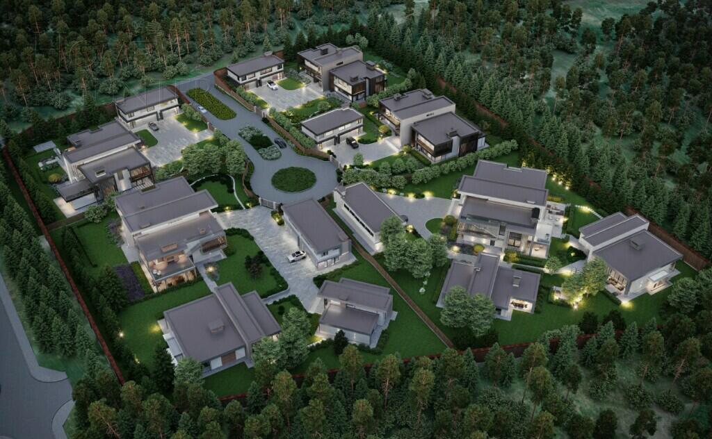 2-этажный коттедж 1 420 м² без отделки