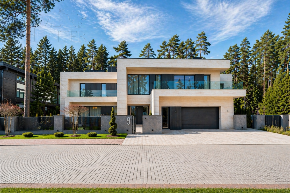 2-этажный коттедж 1 377 м² с отделкой