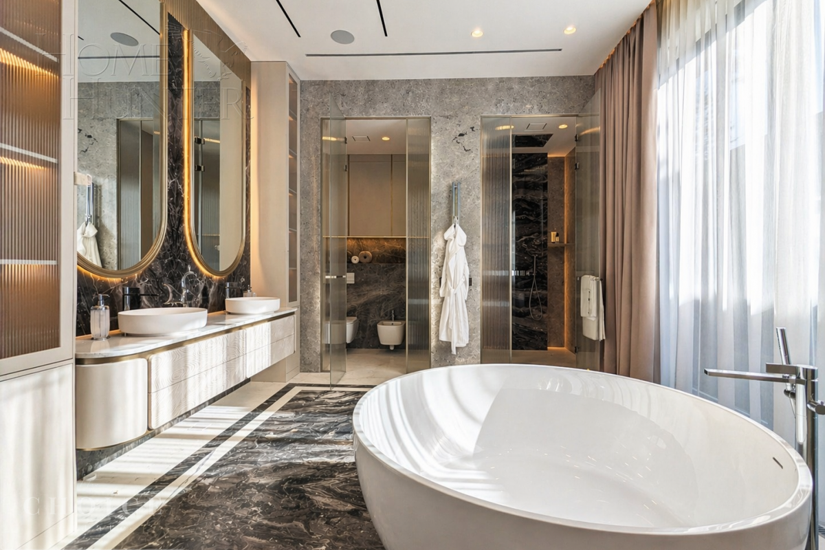 2-этажный коттедж 1 377 м² с отделкой