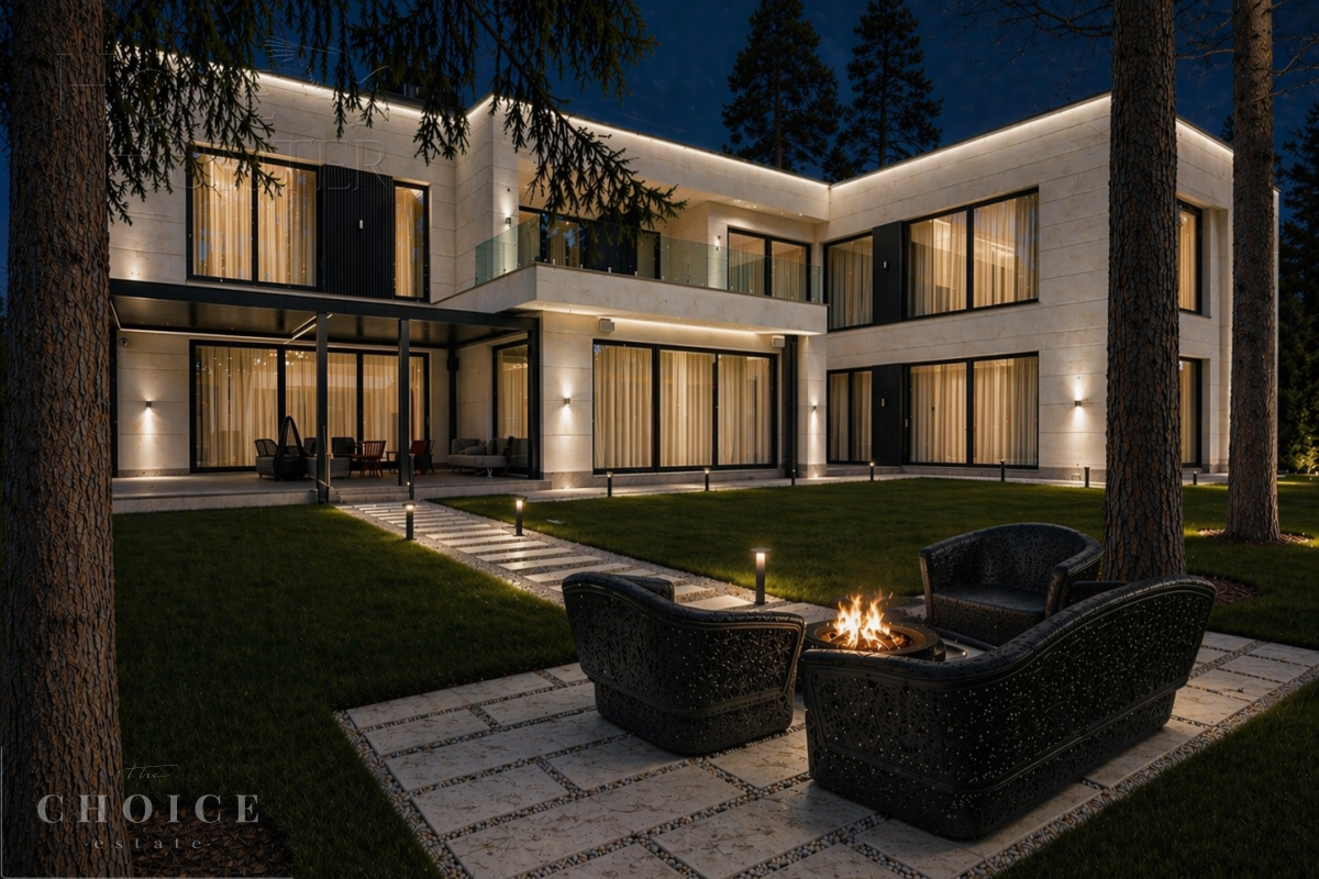 2-этажный коттедж 1 377 м² с отделкой