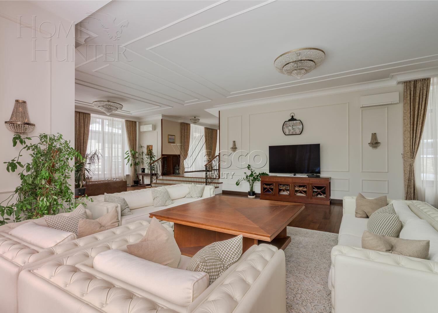 3-этажный коттедж 735 м² с отделкой