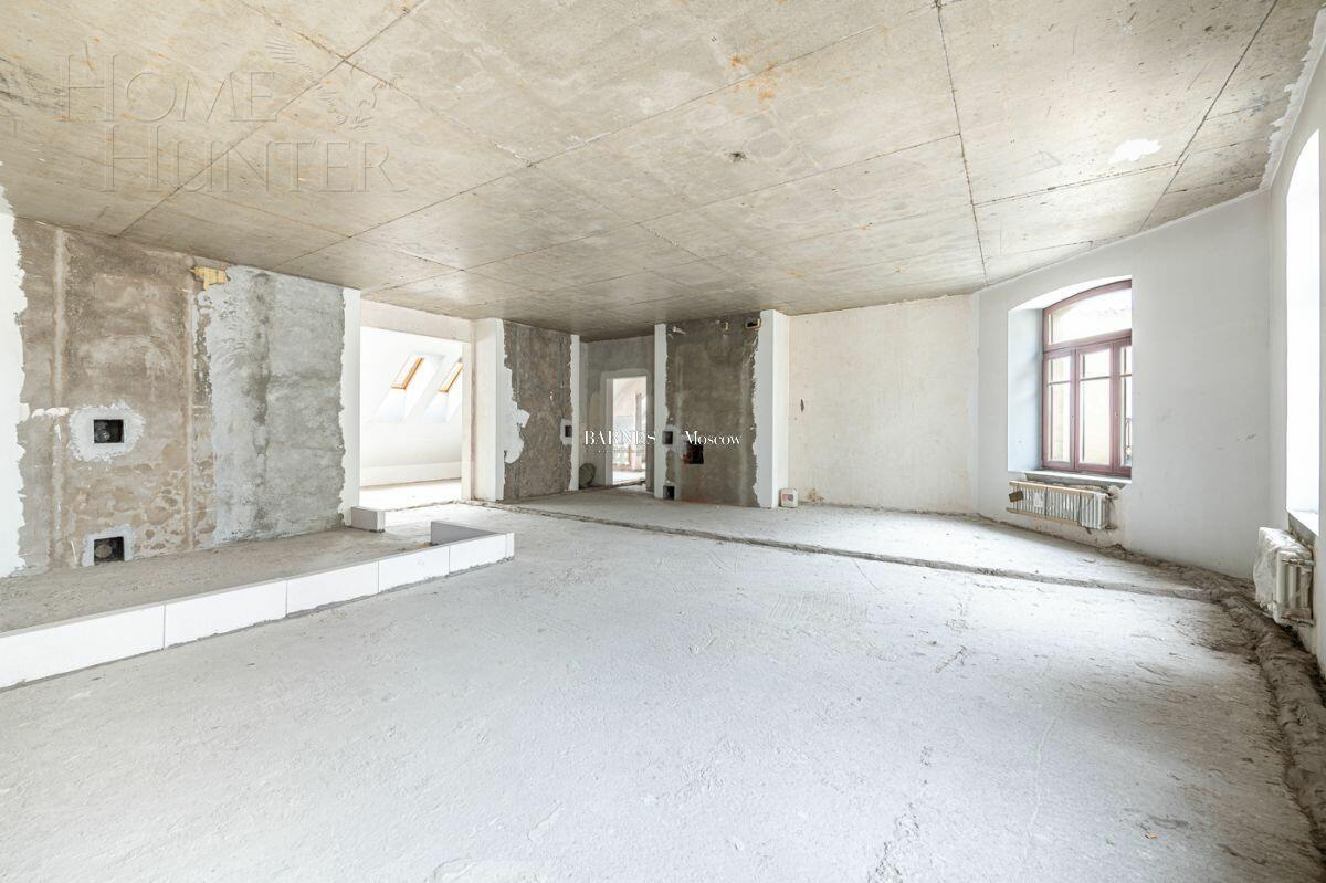 5-КОМН. ПЕНТХАУС БЕЗ ОТДЕЛКИ 255 М² НА 5 ЭТАЖЕ