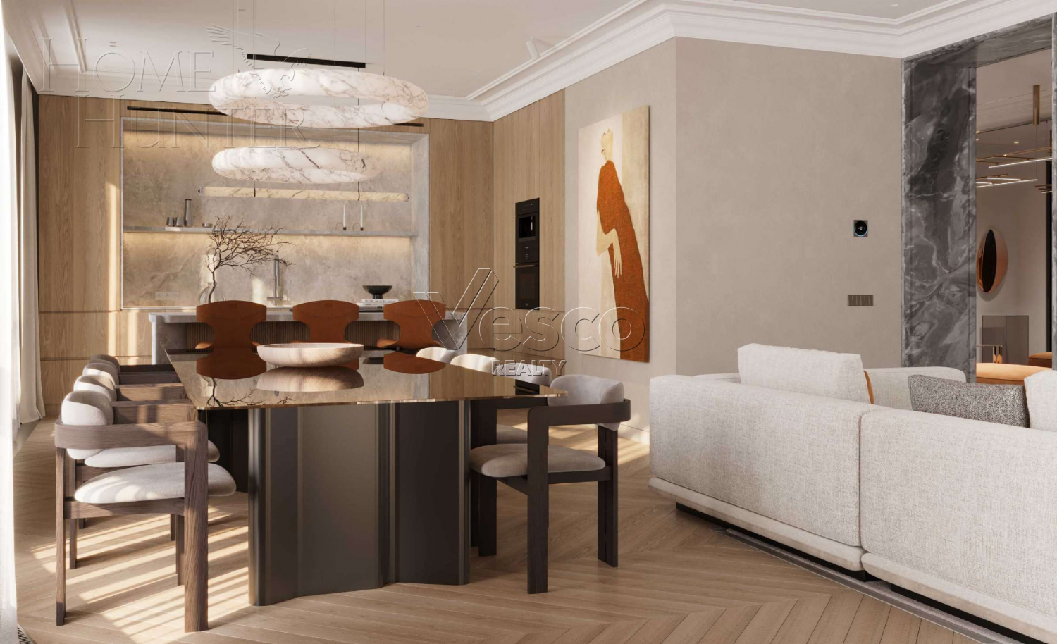 4-КОМН. КВАРТИРА С ОТДЕЛКОЙ 182 М² НА 4 ЭТАЖЕ