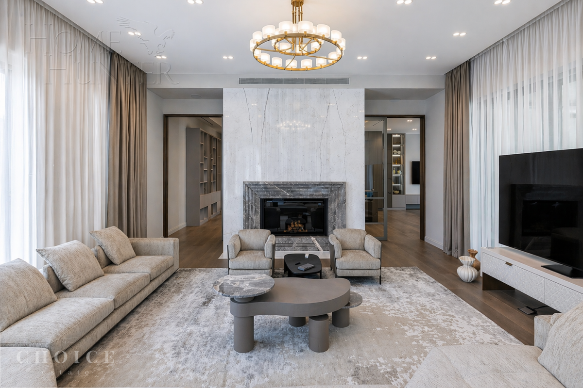 2-этажный коттедж 1 377 м² с отделкой