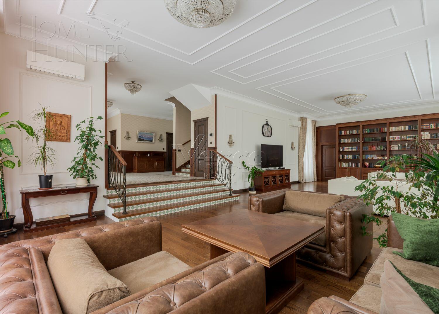 3-этажный коттедж 735 м² с отделкой