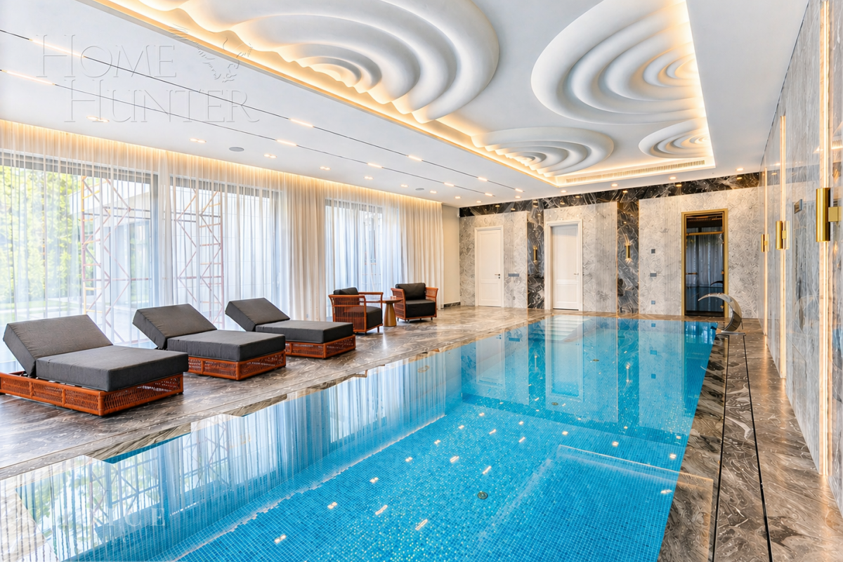 2-этажный коттедж 1 377 м² с отделкой