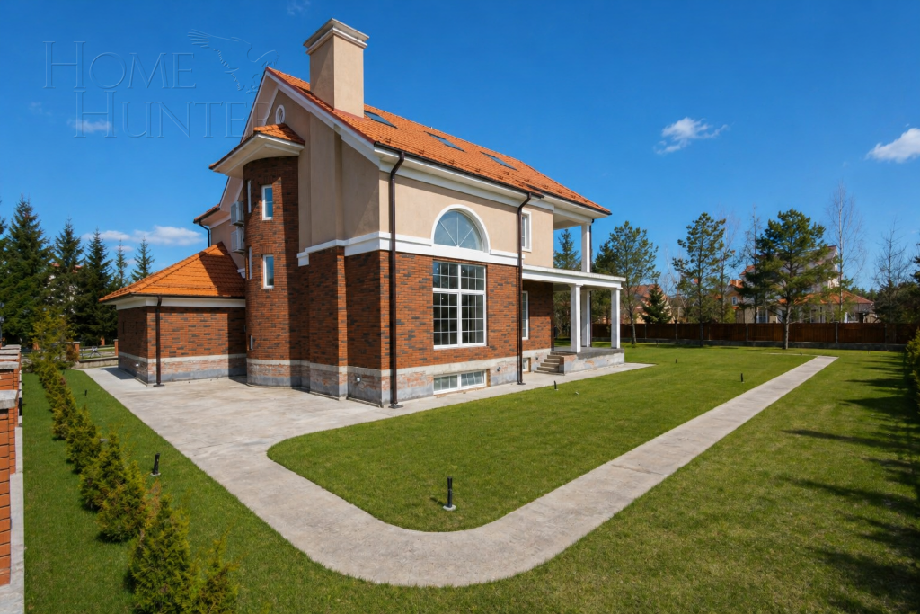 2-этажный коттедж 500 м² без отделки