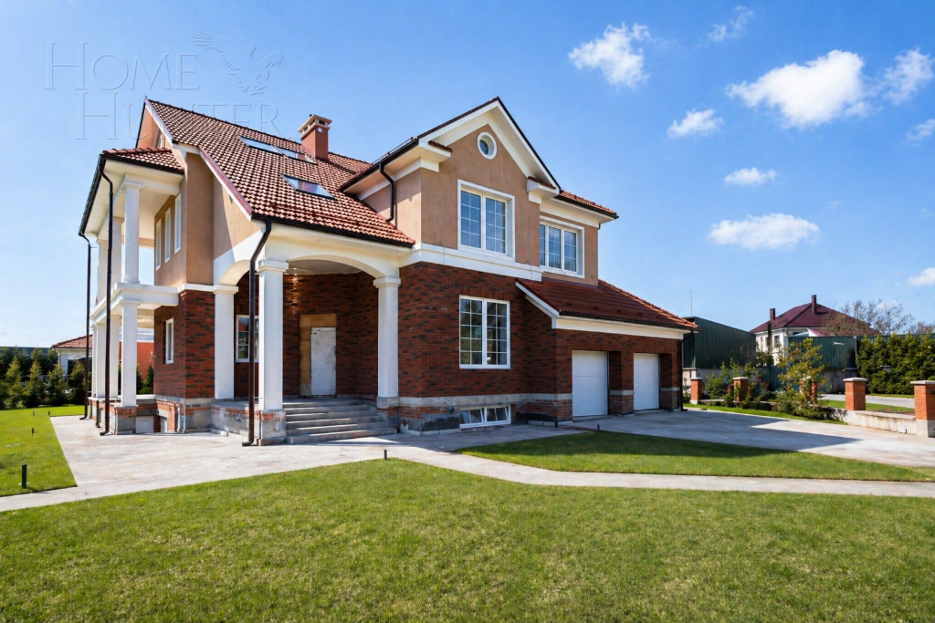 2-этажный коттедж 500 м² без отделки