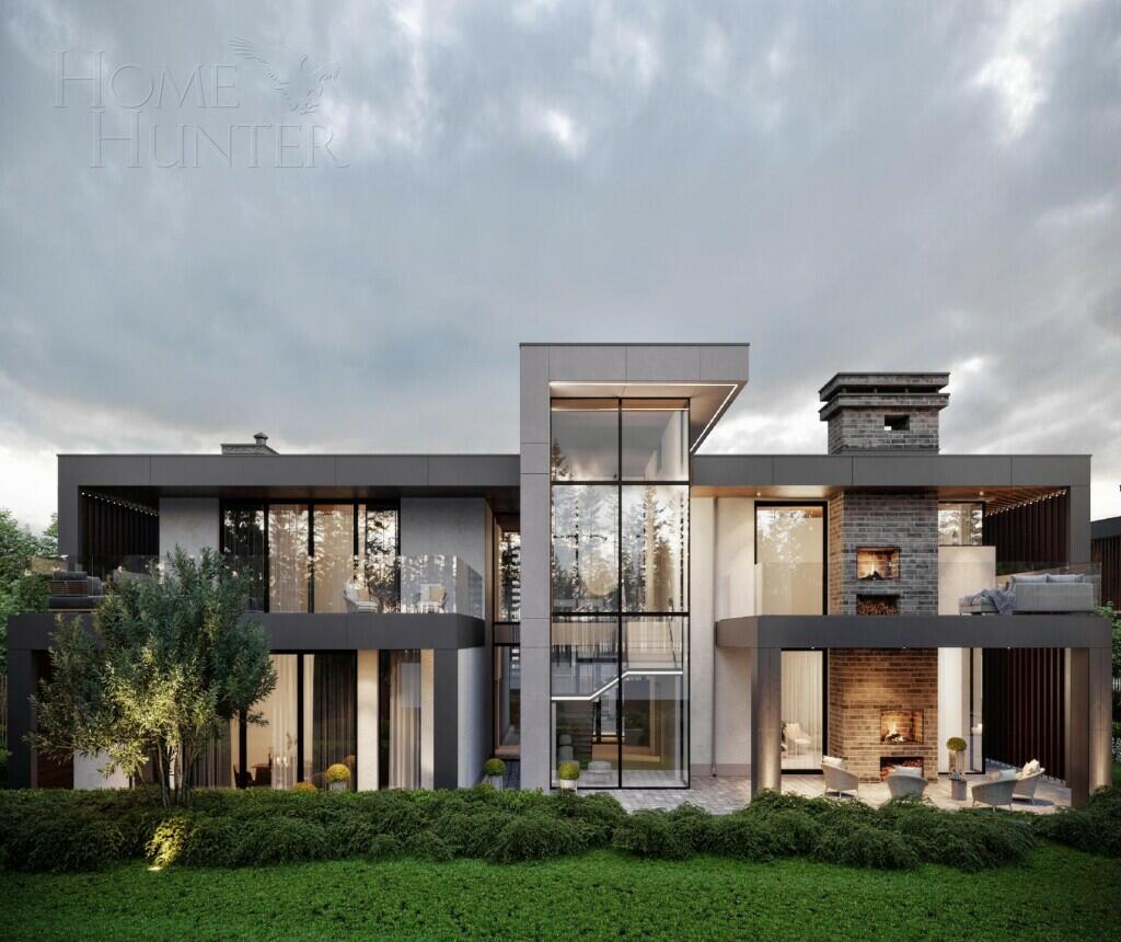 2-этажный коттедж 1 420 м² без отделки