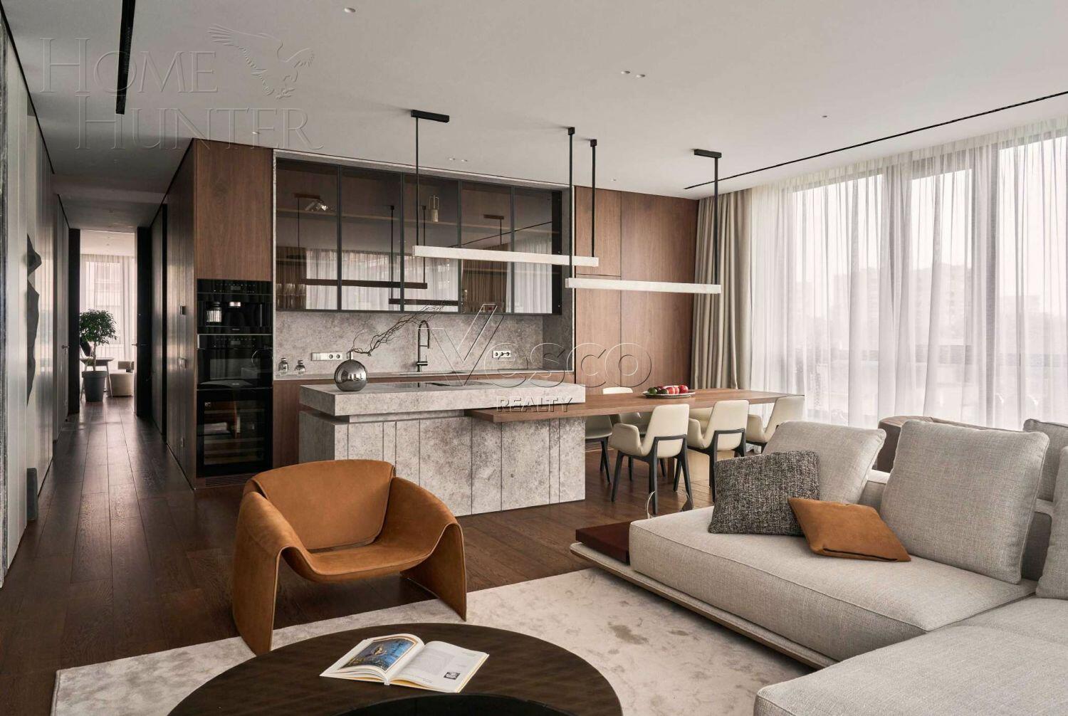 5-КОМН. КВАРТИРА С ОТДЕЛКОЙ 200 М² НА 4 ЭТАЖЕ