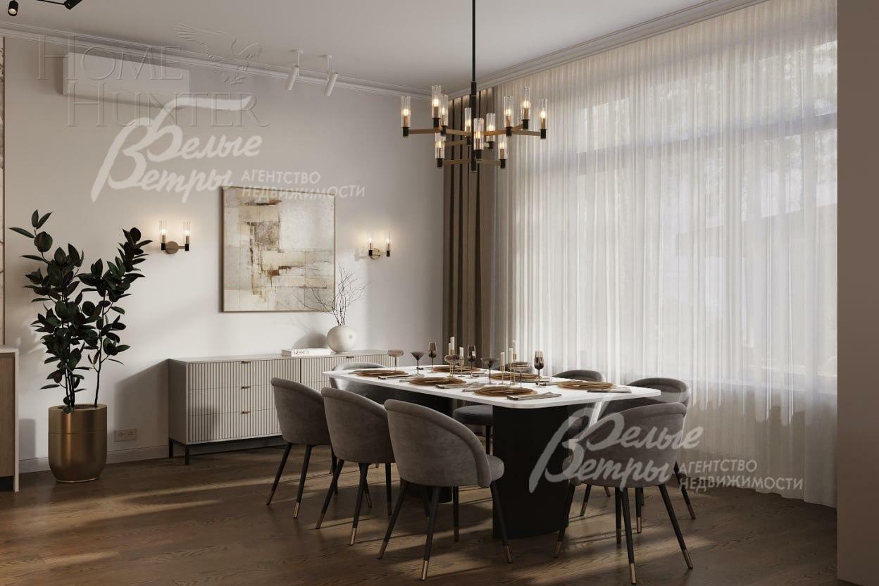 2-этажный коттедж 396 м² с отделкой