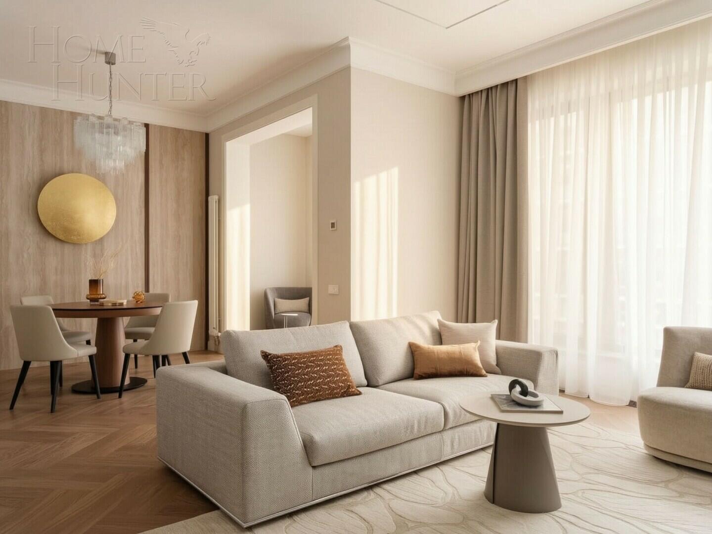 3-КОМН. КВАРТИРА С ОТДЕЛКОЙ 117.2 М² НА 8 ЭТАЖЕ