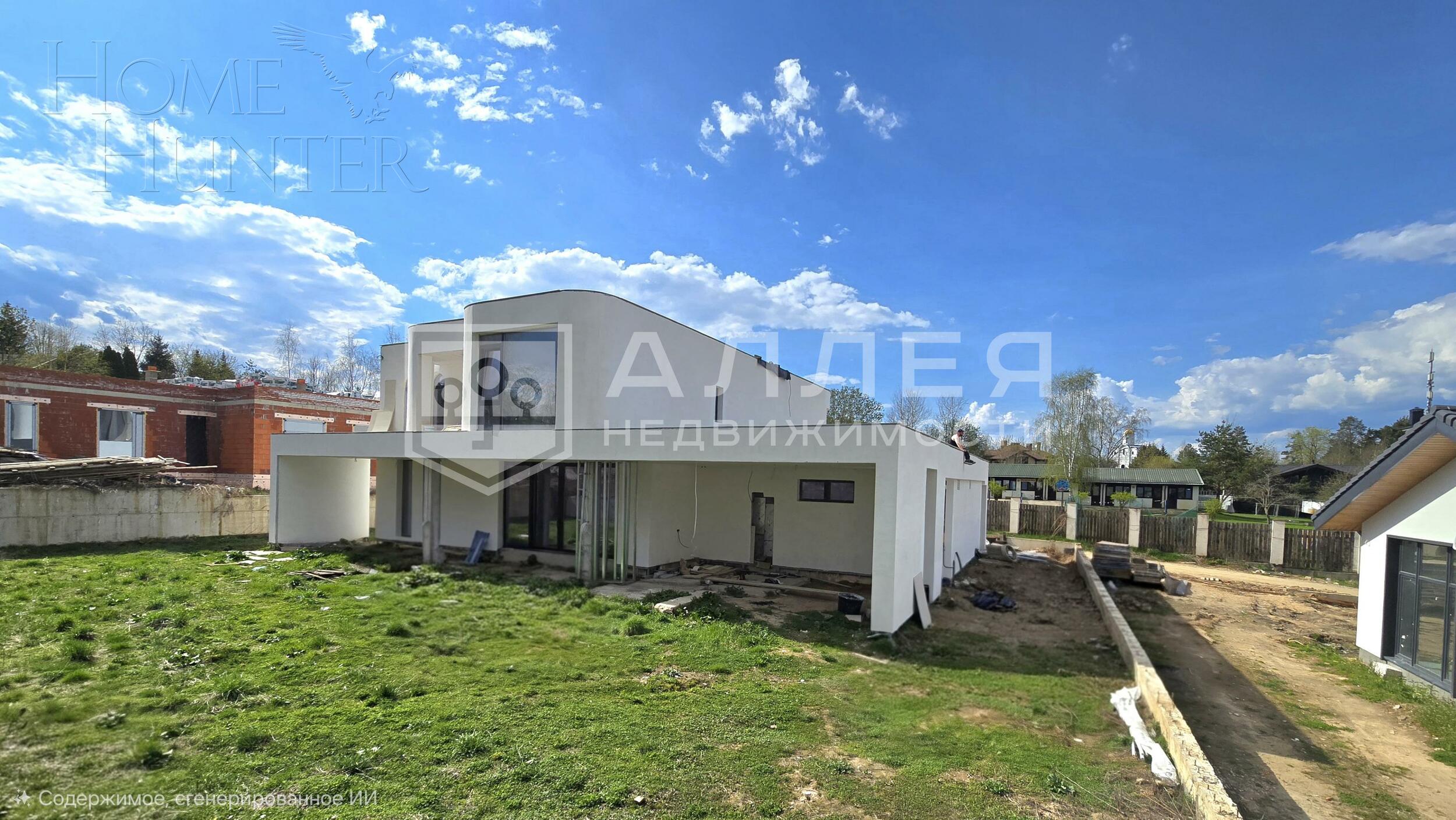 2-этажный коттедж 410 м² без отделки