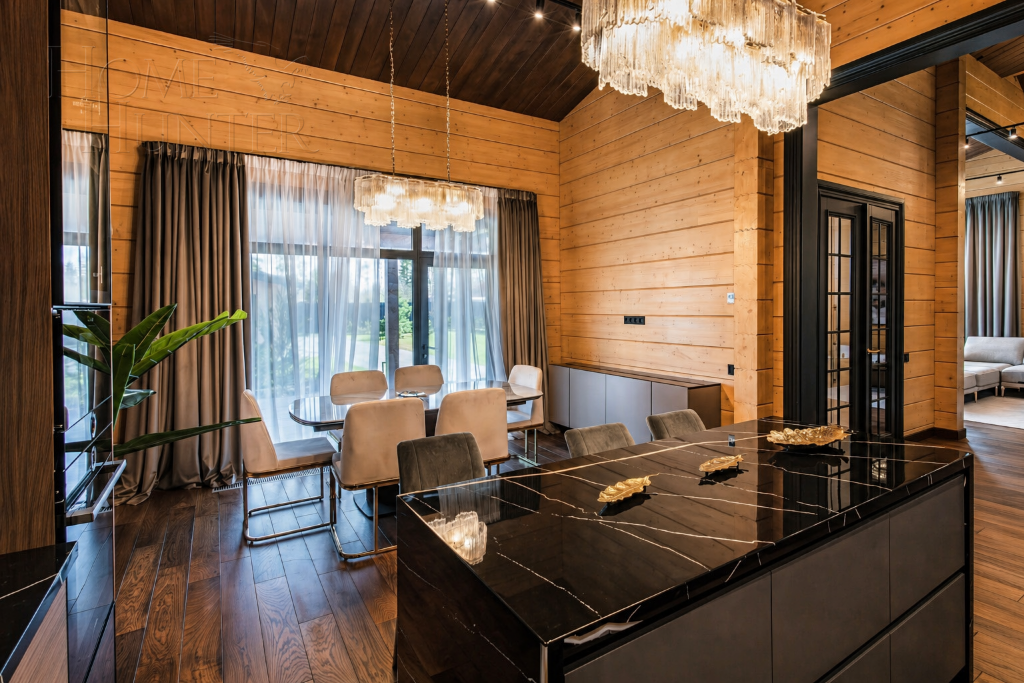2-этажный коттедж 374 м² с отделкой