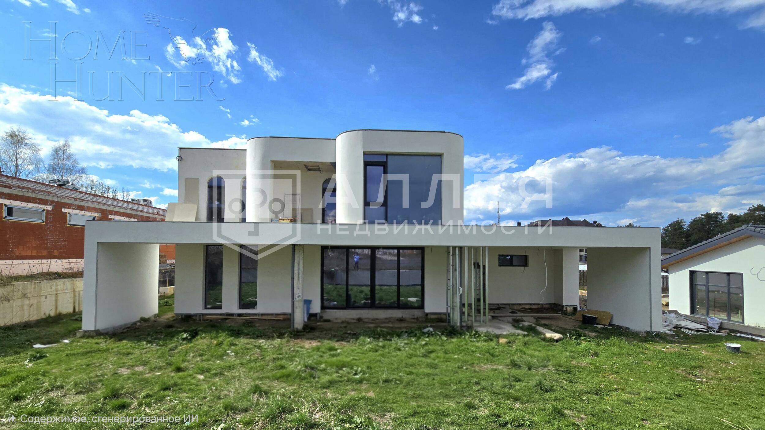 2-этажный коттедж 410 м² без отделки