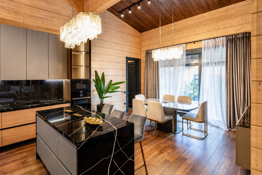 2-этажный коттедж 374 м² с отделкой
