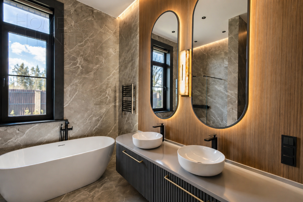 2-этажный коттедж 374 м² с отделкой
