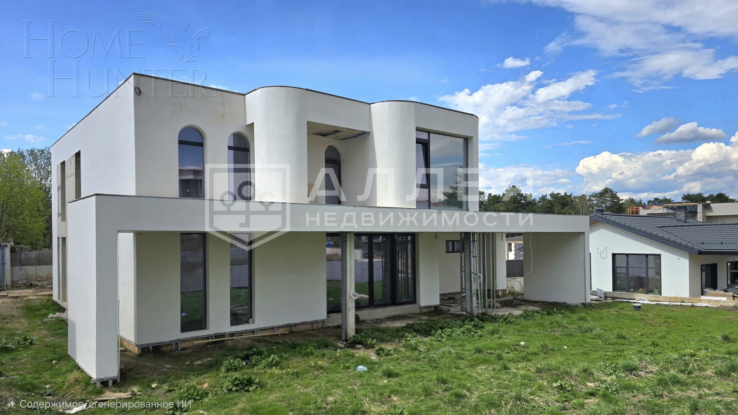 2-этажный коттедж 410 м² без отделки
