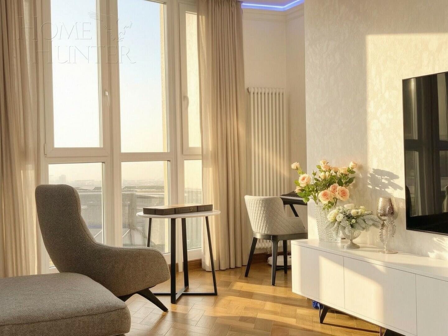 4-КОМН. КВАРТИРА С ОТДЕЛКОЙ 168 М² НА 9 ЭТАЖЕ