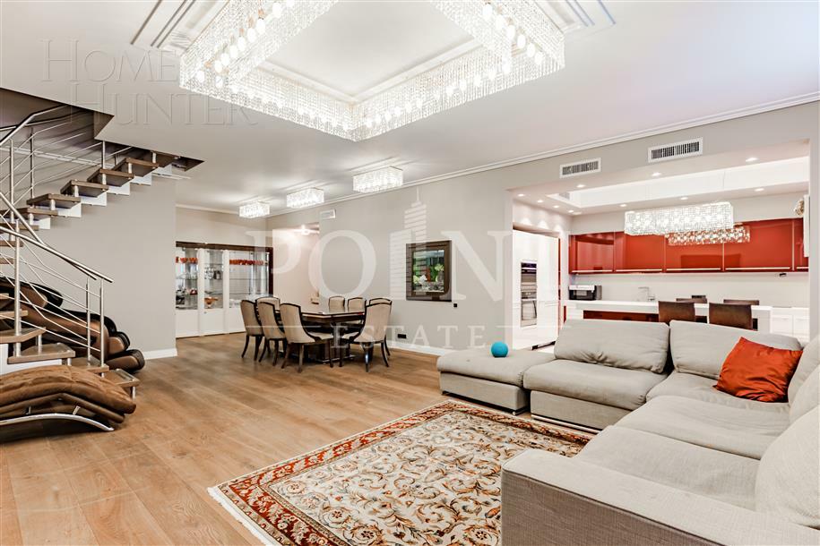 2-УРОВНЕВАЯ КВАРТИРА С ОТДЕЛКОЙ 230 М² НА 15 ЭТАЖЕ