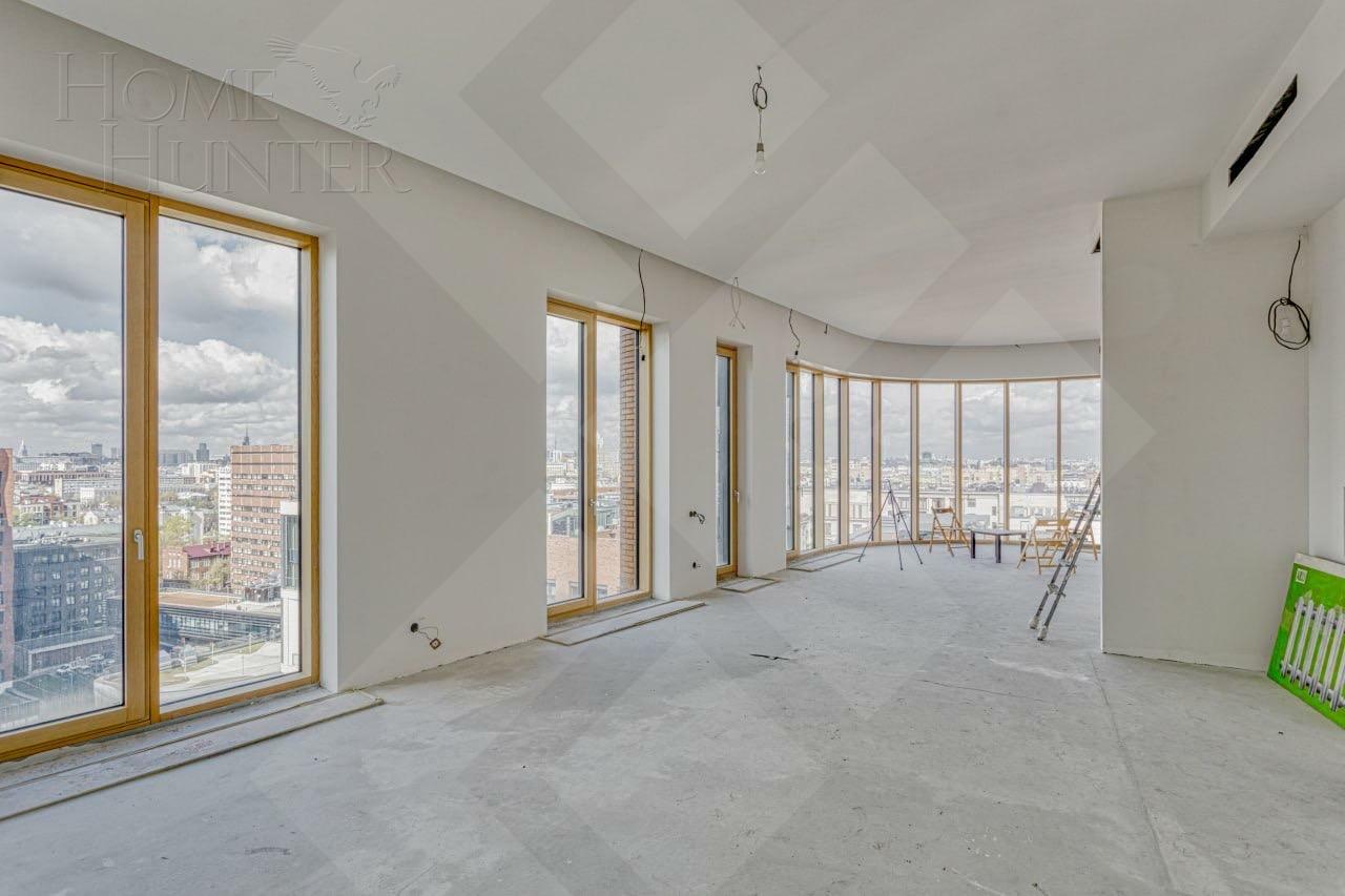 6-КОМН. ПЕНТХАУС БЕЗ ОТДЕЛКИ 308 М² НА 14 ЭТАЖЕ