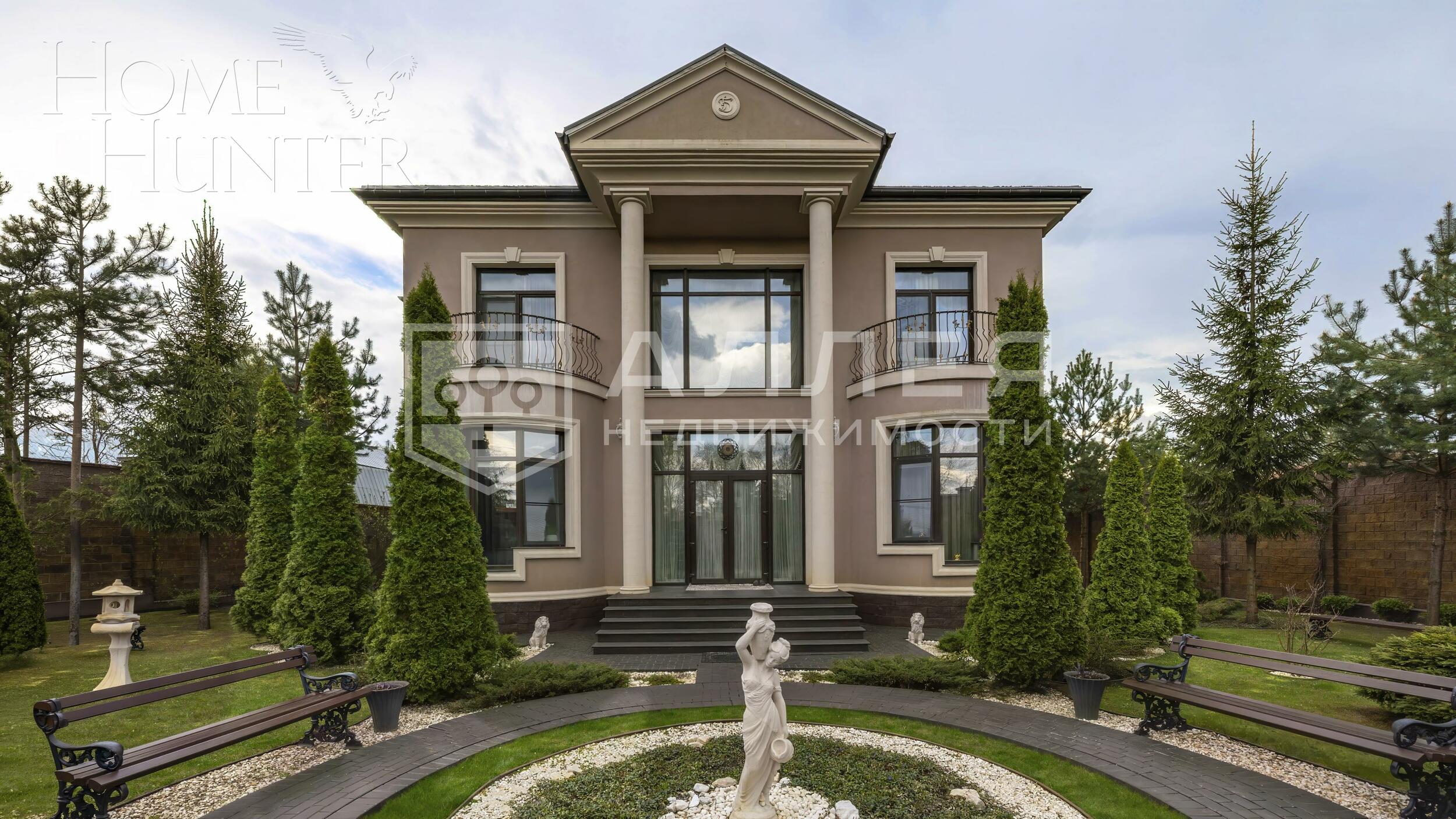 2-этажный коттедж 600 м² с отделкой