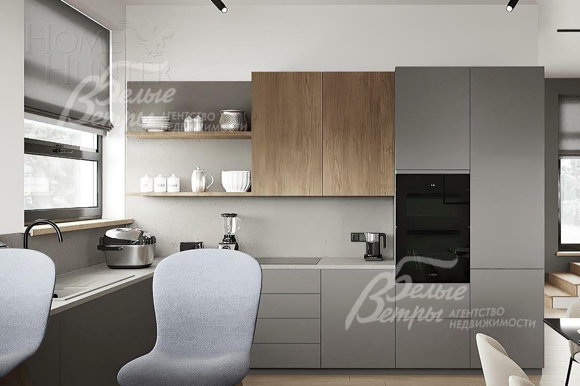 2-этажный коттедж 310 м² с отделкой