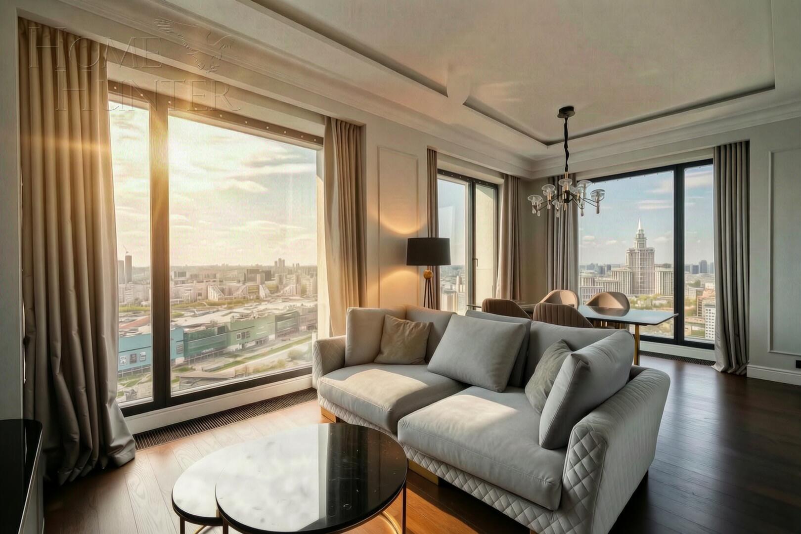 3-КОМН. КВАРТИРА С ОТДЕЛКОЙ 112.7 М² НА 32 ЭТАЖЕ