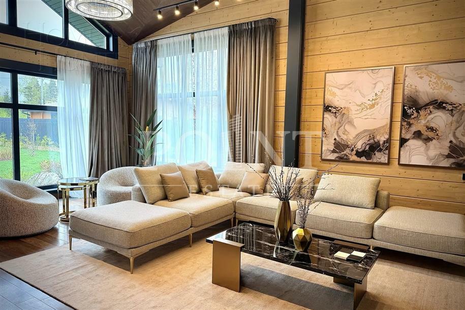 2-этажный коттедж 374 м² с отделкой