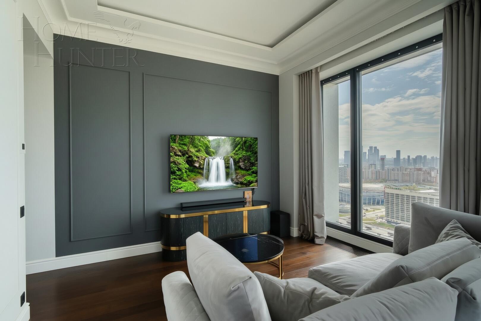 3-КОМН. КВАРТИРА С ОТДЕЛКОЙ 112.7 М² НА 32 ЭТАЖЕ