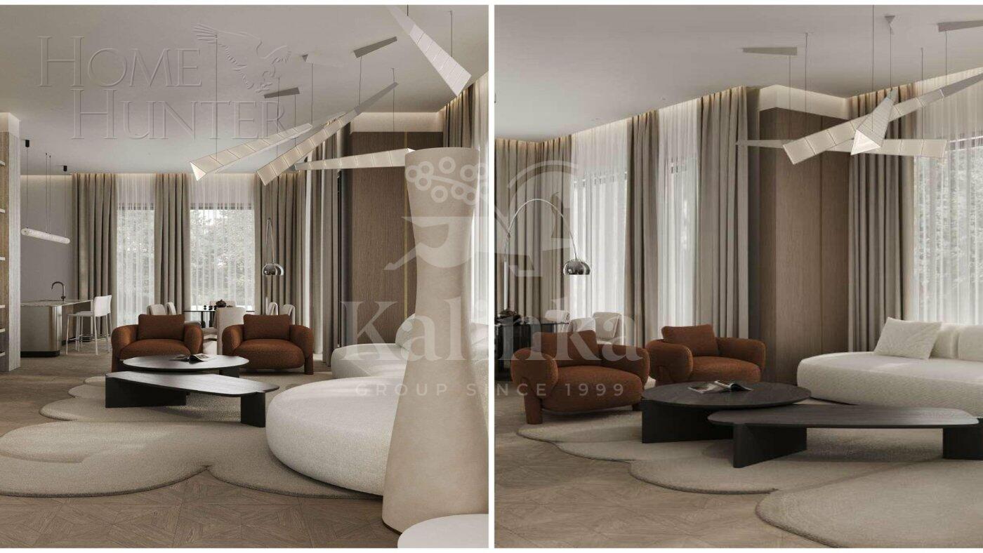 2-этажный коттедж 473 м² с отделкой