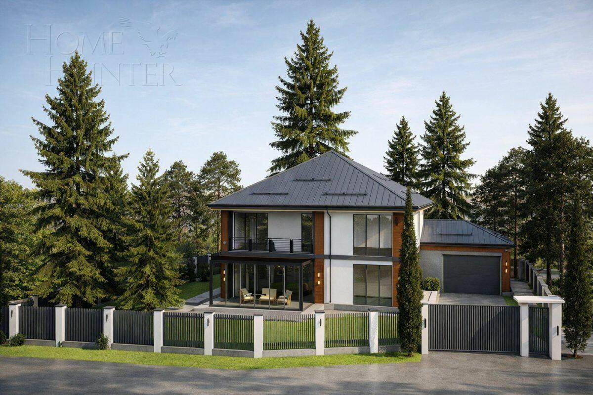 2-этажный коттедж 380 м² без отделки