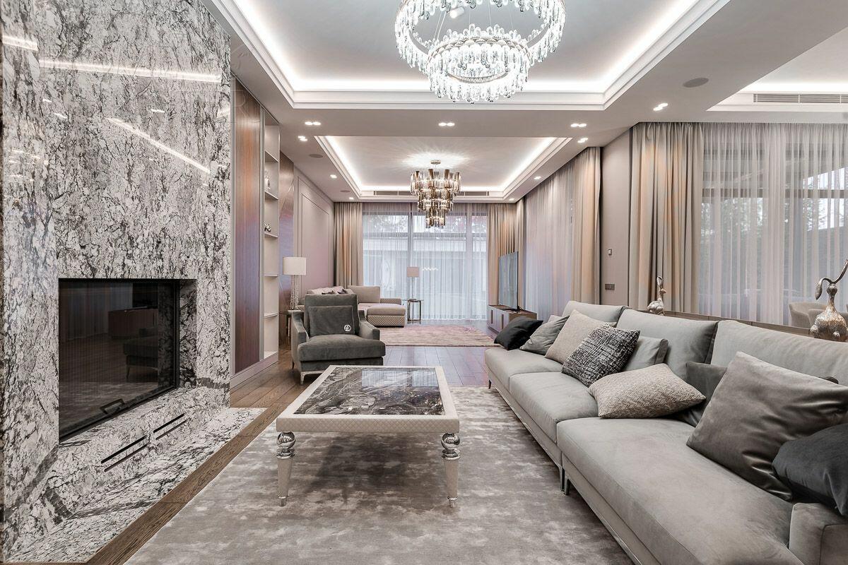 2-этажный коттедж 1 371 м² с отделкой